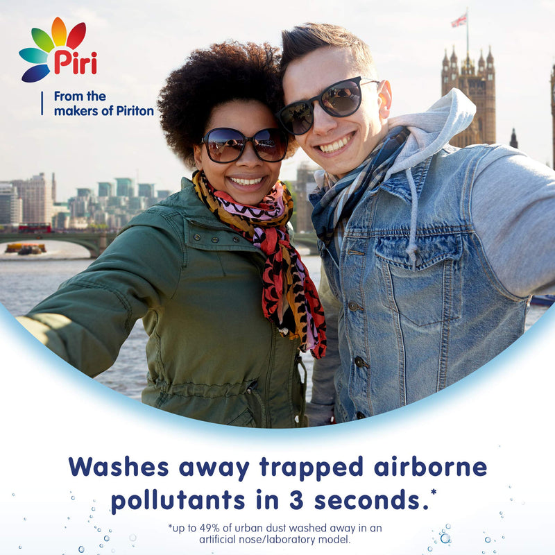 [Australia] - PiriNatural Daily Nasal Wash, Breathe Clean, Allergens Hayfever & Dust Wash, 100ml 