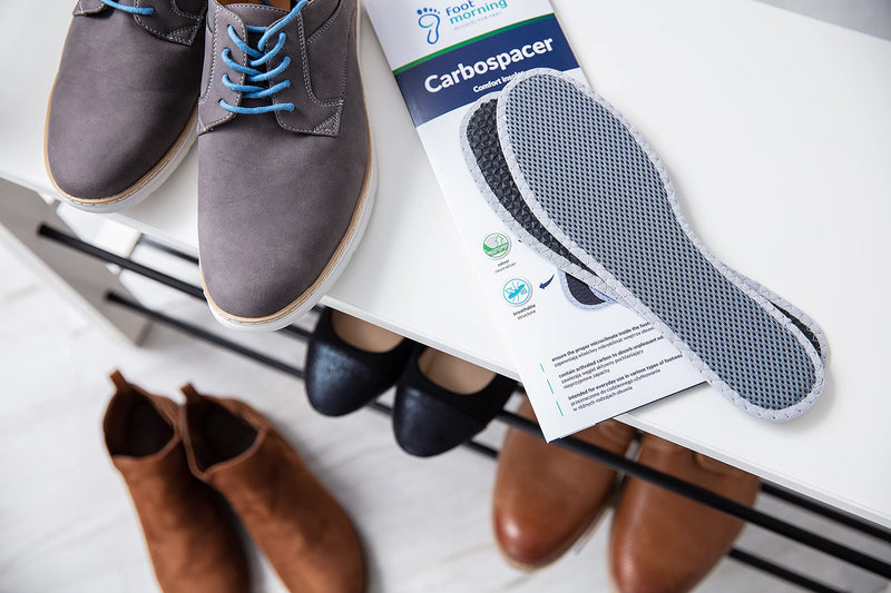 [Australia] - Carbospacer Odour Busting Shoe Insoles by Foot Morning, Carbon-Activated Shoe Inserts for Men and Women, Odour Absorbing Technology (38 EUR / 5 L UK) 38 EUR / 5 L UK 