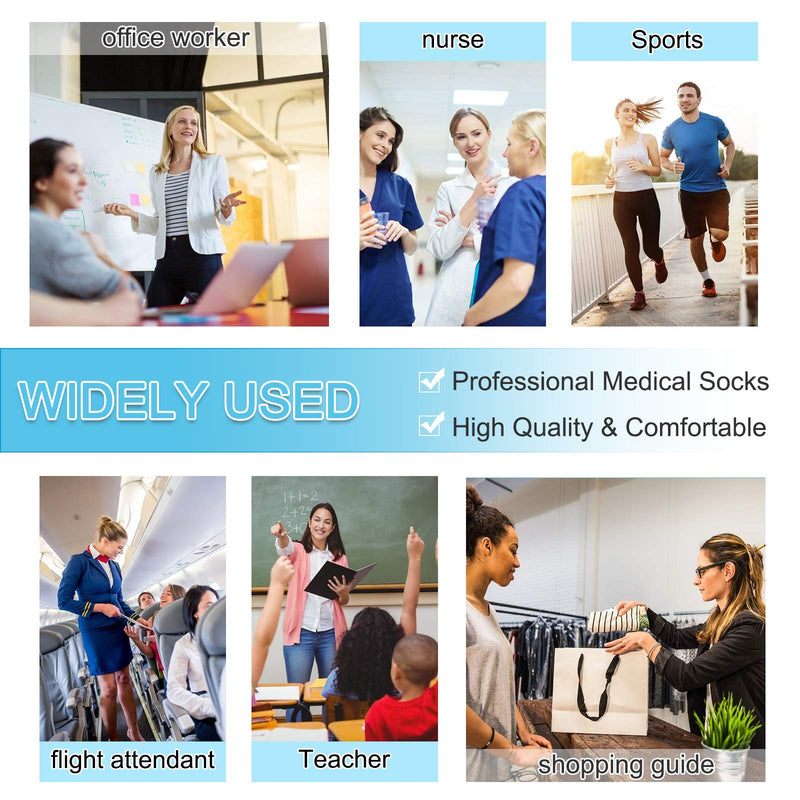 [Australia] - Compression Stockings Thigh High for Women Men 20-30 mmhg Graduated Compression Socks Open Toe Compression Support Hose with Non-Slide Silicone Dot Band for Swelling and Varicose Veins (Beige,XL) Beige X-Large (1 Pair) 