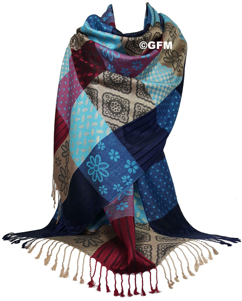 [Australia] - GFM® Bohemian Designs Pashmina Style Scarf (BHM) Bhm19-04 