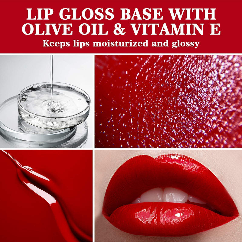 [Australia] - Lagunamoon Lip Gloss Base | 7.05 oz Clear Lip Gloss Non-Stick Moisturizing Versagel Lip Gloss Base Gel with Vitamin E and Olive Oil | Lip Gloss Supplies for DIY Lip Balms Lip Plumper 7.05 Ounce (Pack of 1) 