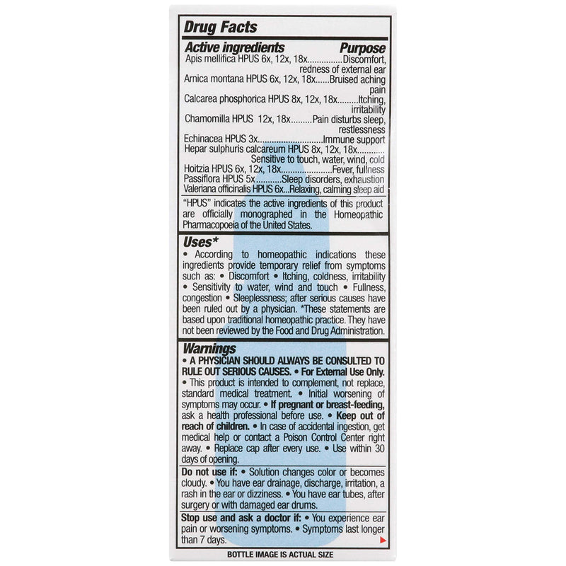 [Australia] - Earache Relief PM Ear Drops for Swimmer's Ear, Allergy Irritation and Pain Relief, by The Relief Products, Natural Homeopathic Ingredients, Nighttime Formula, (1) 1 