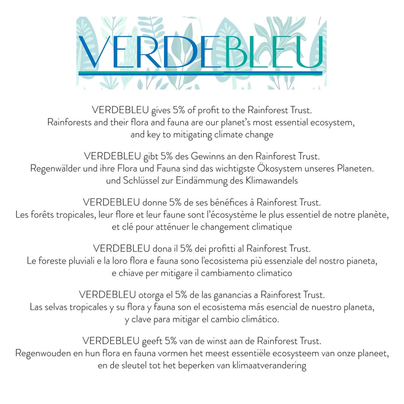 [Australia] - pH 5.5 Balanced, Natural - FACIAL MOISTURE CREAM - ROSEHIP, GREEN TEA & LAVENDER - 100 g by VERDEBLEU. Hydrating, Gentle for Sensitive Skin. We Donate 5% of Profit to Help Save Rainforests. 