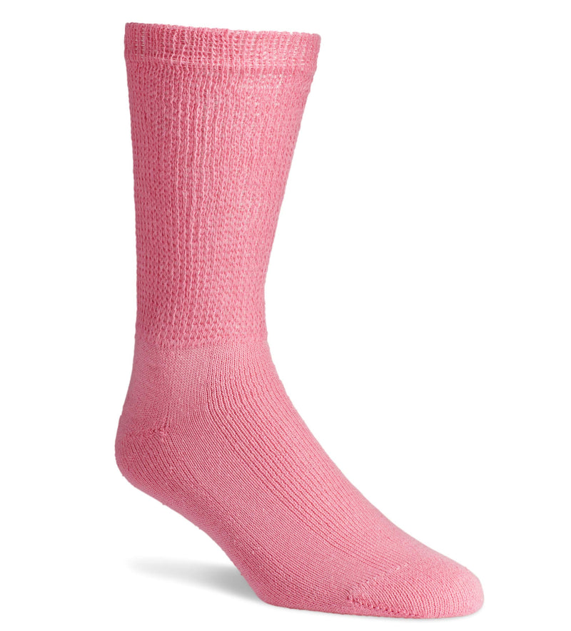 [Australia] - Diabetic Socks for Women - Crew Socks by Physicians' Choice Diabetic Socks - 12-Pack Pink 9-11 