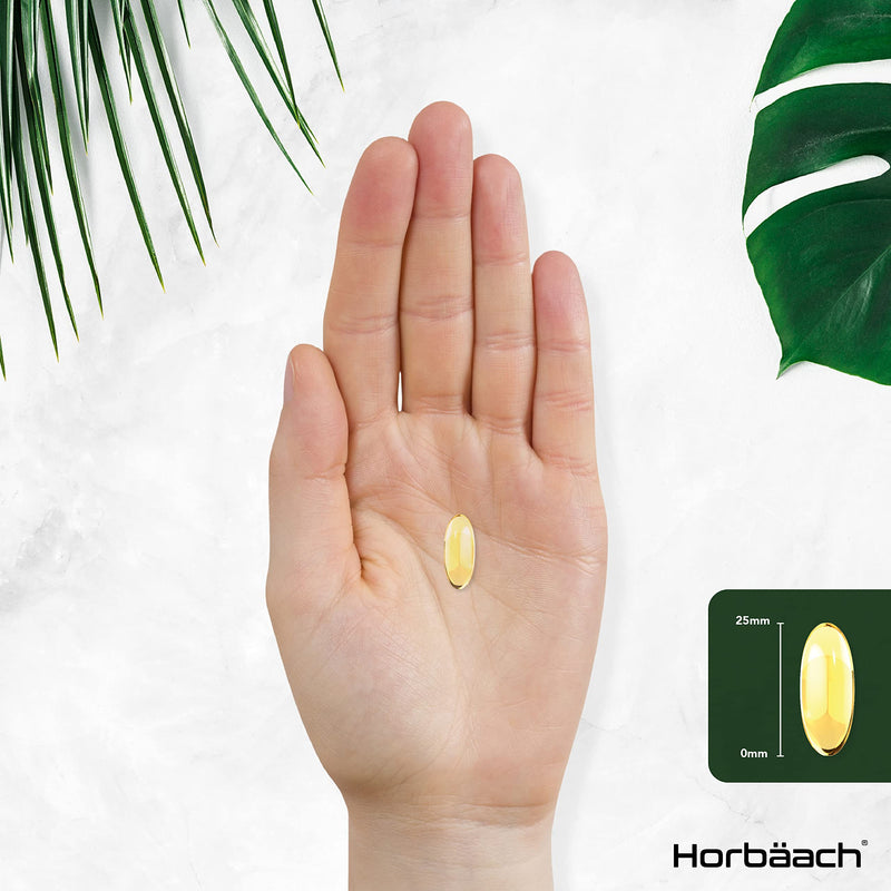 [Australia] - Triple Omega 3 6 9 | 3600mg | 90 Softgel Capsules | High Strength Supplement with EPA, DHA & ALA Essential Fatty Acids | Fish Oil, Flaxseed & Starflower Oil | by Horbaach 