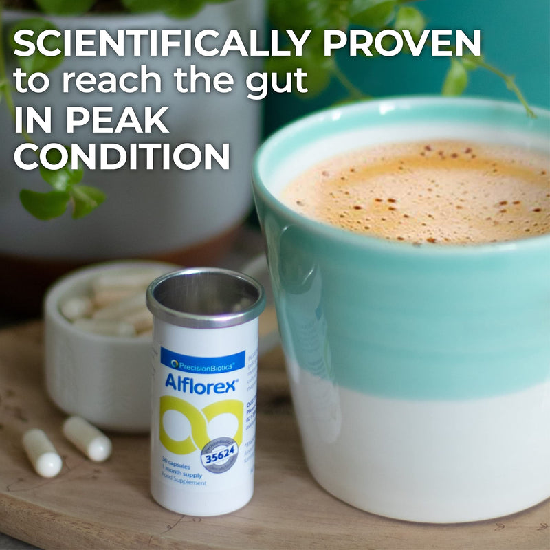[Australia] - Alflorex Original – Daily Gut Health Probiotics - Contains Bifidobacterium Longum Bacterial Culture Strain 35624 – No Refrigeration Required - 30 Capsules 