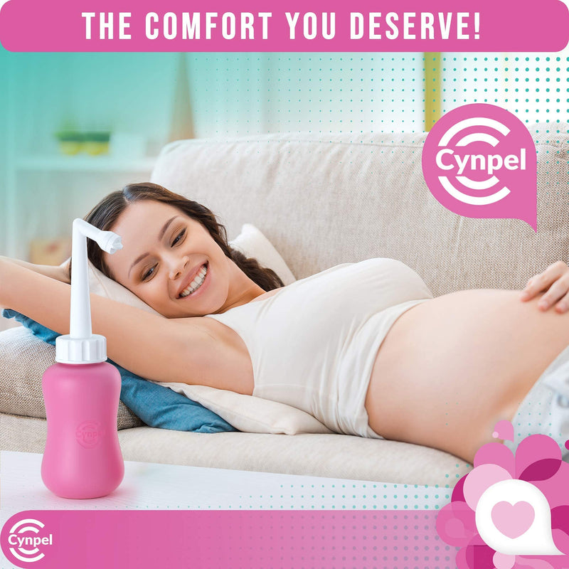 [Australia] - Cynpel Peri Bottle for Postpartum Essentials, Feminine Care | The Original Portable Bidet, Hemmoroid Treatment… (2 Count (Pack of 1), Combo Pack) 2 Count (Pack of 1) 
