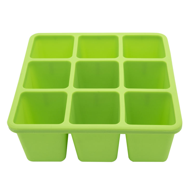 [Australia] - NUK Food Cube Tray with Lid for Freezing Baby Food | 6 Months+ | Dishwasher Safe | BPA Free(Pack of 1) Green 