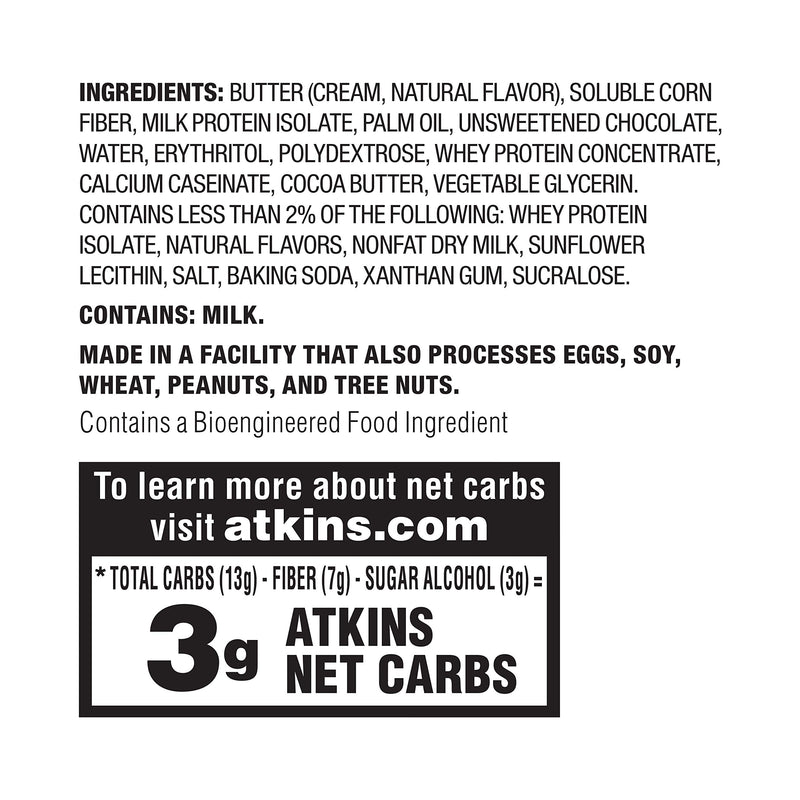 [Australia] - Atkins Protein Cookie Chocolate Chip, 4 Count 1.38 Ounce (Pack of 4) 