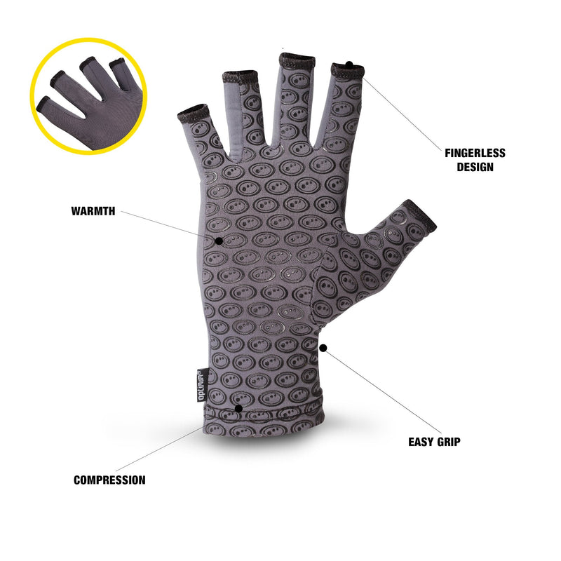 [Australia] - Optimum Arthritis Compression Therapy Gloves Relieve Pain Support for Hands and Joints - Medium M (2 Count) 