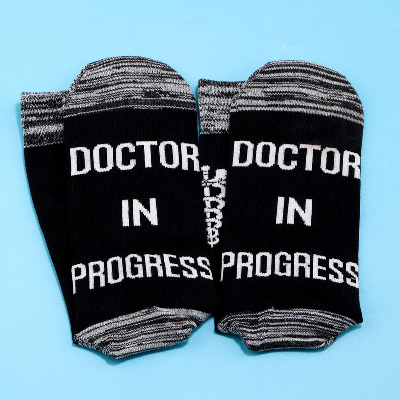 [Australia] - PYOUL Doctor Socks Doctor Appreciation Gift Doctor In Progress Socks Medical School Graduation Gift 