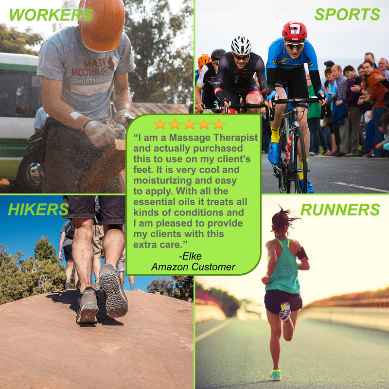 [Australia] - Dr. Entre's Antifungal Foot Balm: Tea Tree Oil & Shea Butter Based - Organic Treatment Cream for Athletes Foot, Dry Feet, Cracked Heels, Itching, and Odor - Foot Care E-Book Included 