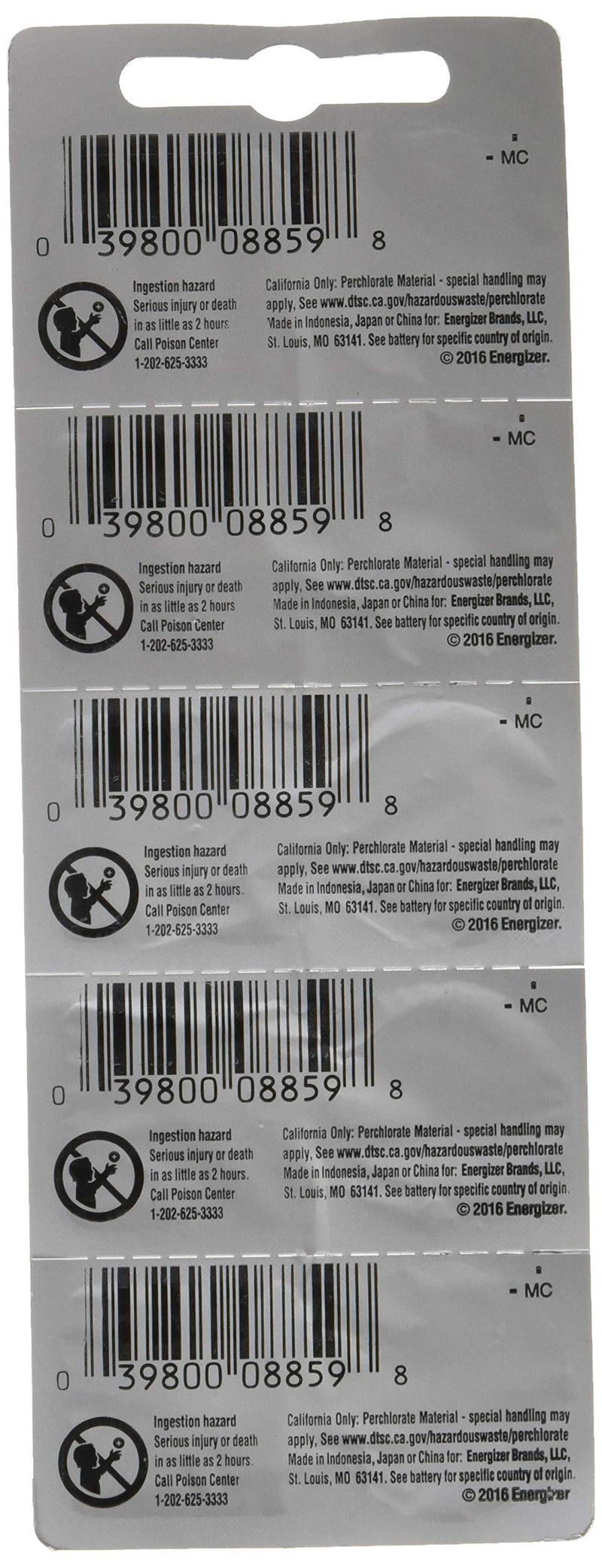 [Australia] - Energizer CR2032 3 Volt Lithium Coin Battery 10 Pack (2x5 Pack) In Original Packaging 