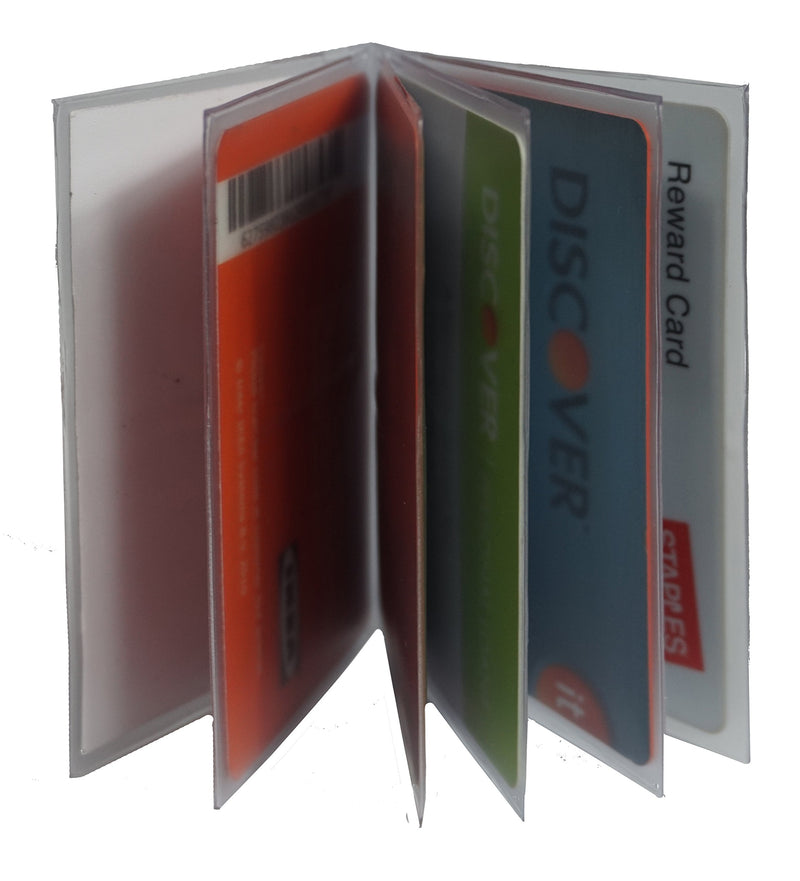 [Australia] - Set of 2 Heavy Duty Vinyl 6 Pages Insert for Bifold or Trifolds Wallet MADE IN USA 