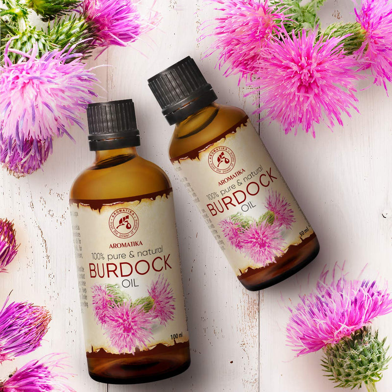 [Australia] - Burdock Seed Oil 100 ml - 100 % Pure & Natural - Arctium Lappa Root - Best Hair Oil - great benefits for Skin - Hair - Face - Body care - Glass Bottle - Oils Burdock 