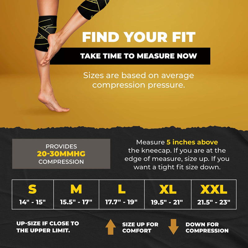 [Australia] - Copper Compression Knee Brace With Straps - For Arthritis Pain, Meniscus, & ACL Support - Knee Support for Sport & Everyday Activities - Adjustable & Breathable Design by CopperJoint - Large Knee Brace w/ Strap 