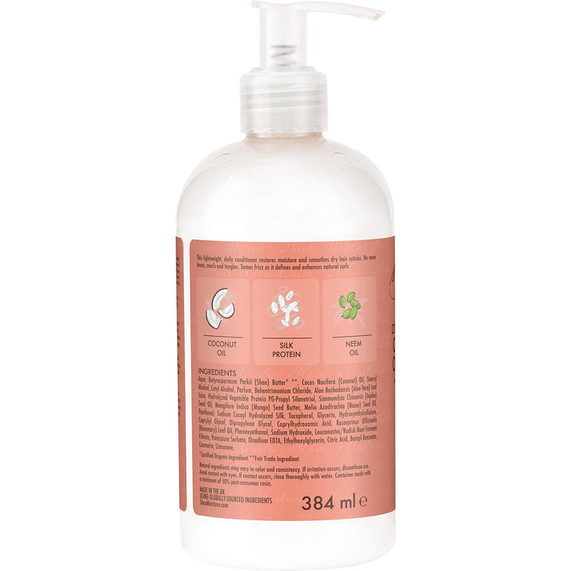[Australia] - Shea Moisture Coconut and Hibiscus Curl and Shine Conditioner, 379 ml 379 ml (Pack of 1) 