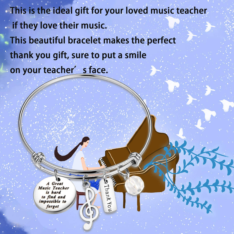 [Australia] - MAOFAED Music Teacher Gift Music Teacher Appreciation Gift Retirement Gift for Music Teacher Great Music Teacher BR 