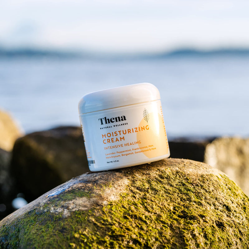 [Australia] - THENA Intensive Healing Cream for Eczema Treatment Scalp Psoriasis Dry Itchy Skin Rosacea Rashes Seborrheic Dermatitis Scalp Natural & Organic Ointment Lotion (4.5 Ounce) 4.5 Ounce (Pack of 1) 
