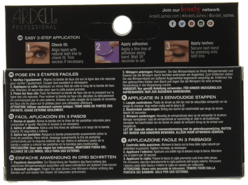 [Australia] - Ardell Faux Mink Strip Lashes 817 Black 