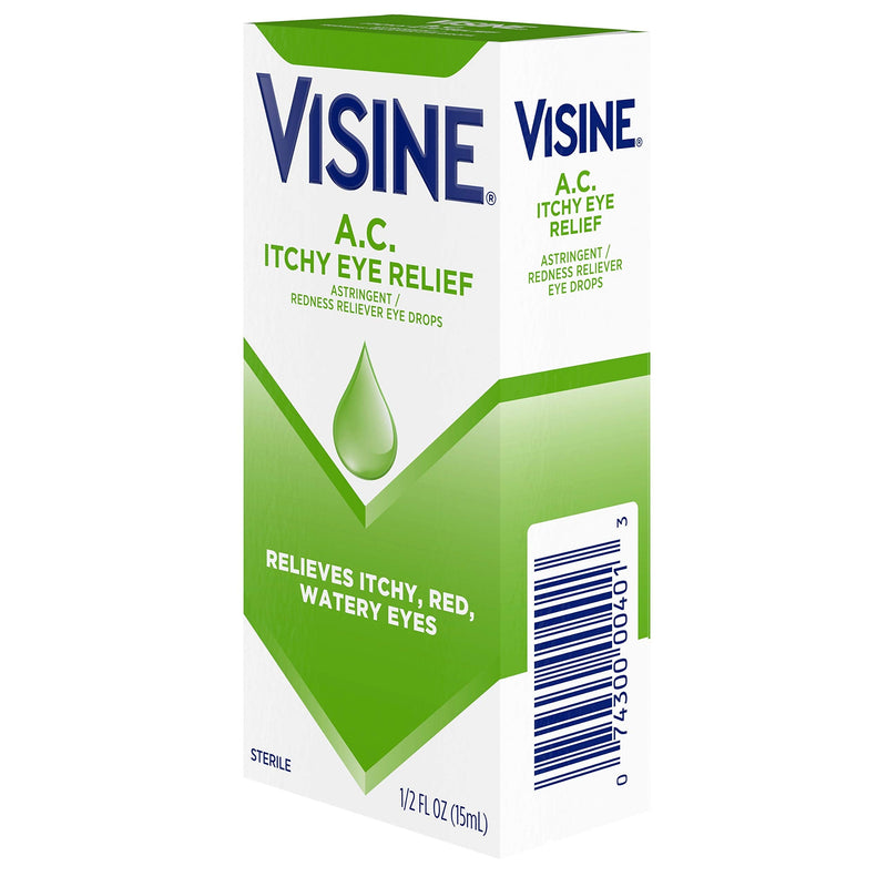 [Australia] - Visine A.C Astringent Redness Reliever Eye Drops, 0.5 Fluid Ounce 0.5 Fl Oz (Pack of 1) 