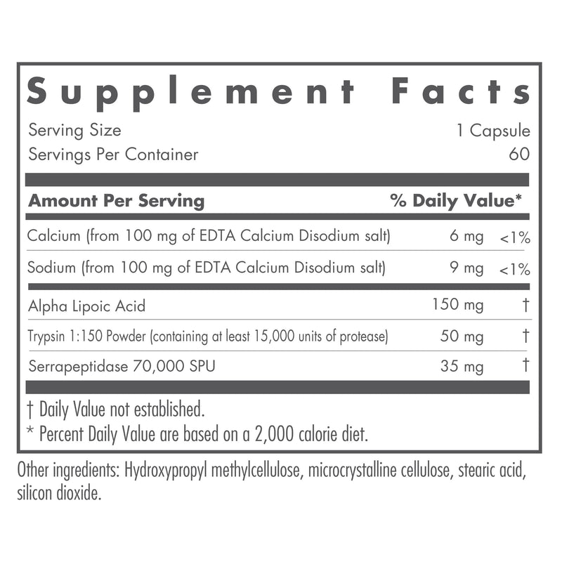 [Australia] - NutriCology - Biofilm Neutralizer with EDTA - 60 Delayed-Released Vegetarian Capsules 