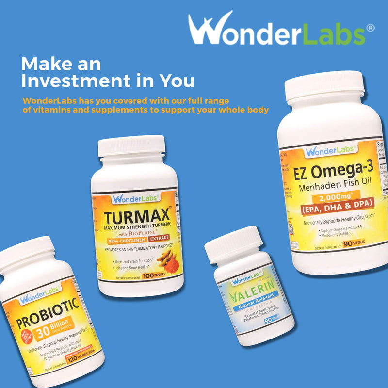 [Australia] - Wonder Laboratories Proteolytic Enzymes | Bromelain Papain Pancreatin Trypsin 450 mg Total with Standardized Amylase, Lipase, and Protease, 300 Tablets 300 Count (Pack of 1) 