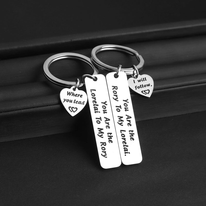 [Australia] - MAOFAED Gilmore Girls Gift Mother Daughter Gift Sister Gift You are The Lorelai to My Rory Gilmore Girls Inspired Jewery Mother Daughter Keychain Set 