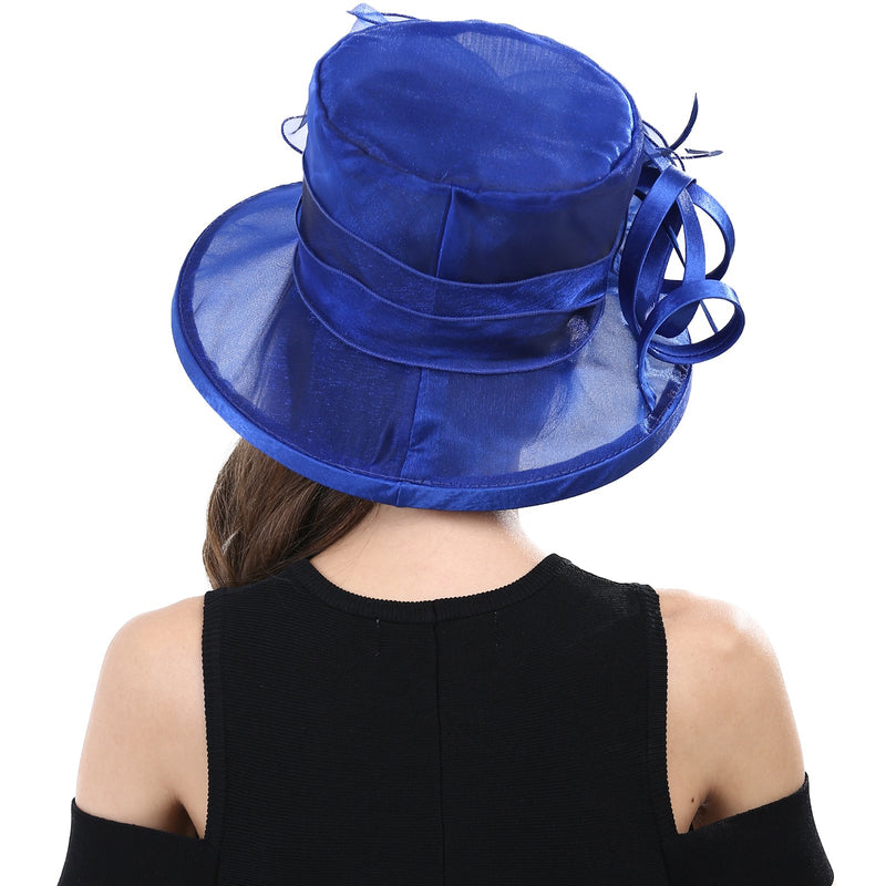 [Australia] - Original One Women's Kentucky Derby Tea Party Dress Church Fascinators Fancy Hats Blue 