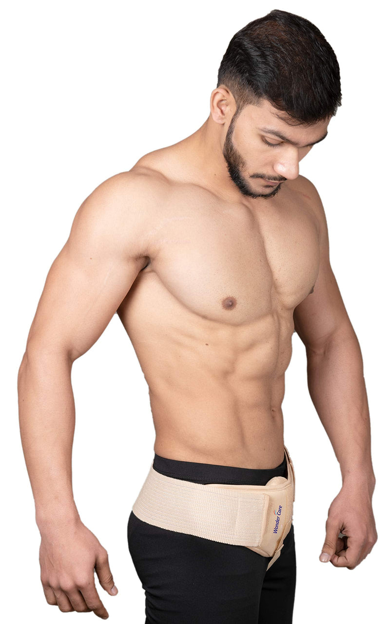 [Australia] - Wonder care - hernia belt right, inguinal hernia support brace - hernia support underwear, hernia truss for men right side, truss hernia support right, hernia support for men right side - XXL 2X-Large (44"-48") 
