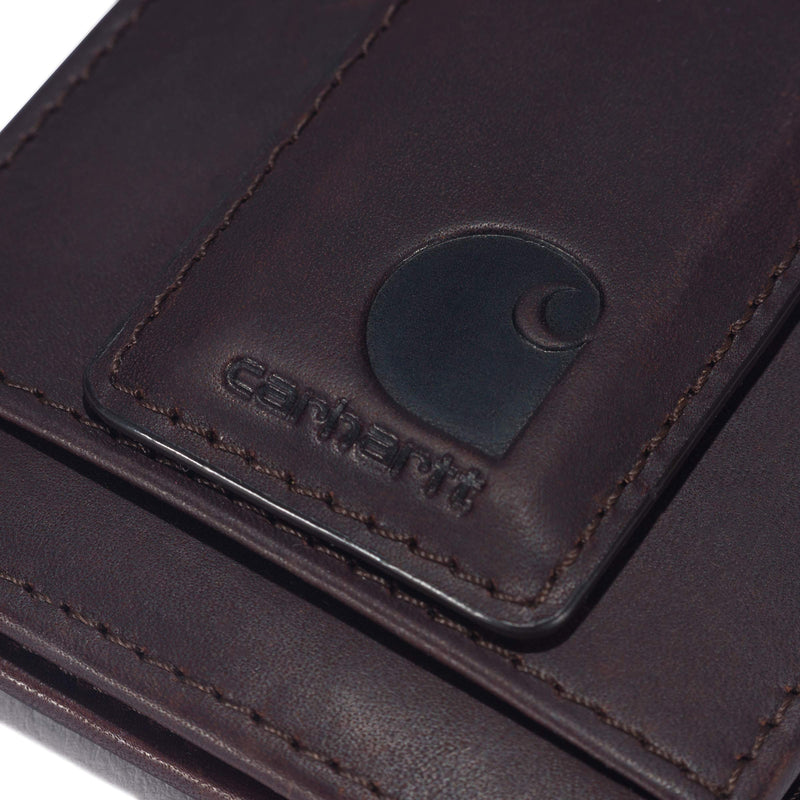 [Australia] - Carhartt Men's Standard Front Pocket Wallet Oil Tan - Brown 