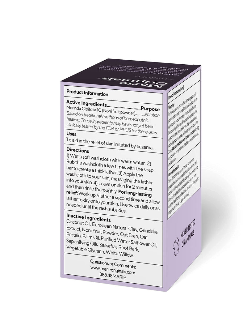 [Australia] - Eczema Face Soap Body Wash Bar – All Natural Psoriasis, Dermatitis Treatment for Dry Itchy Flaky Skin Relief – Gentle Detoxifying, Healing, Anti-Itch, Cleansing Skincare | Marie Originals(2 bars)3.5oz 3.5 Ounce (Pack of 2) 