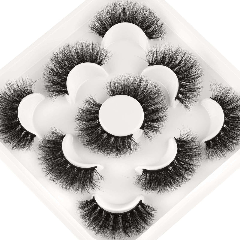 [Australia] - JIMIRE False Eyelashes Fluttery Faux Mink Lashes Pack Fluffy Crisscross Volume Lashes for Baby-doll Look 