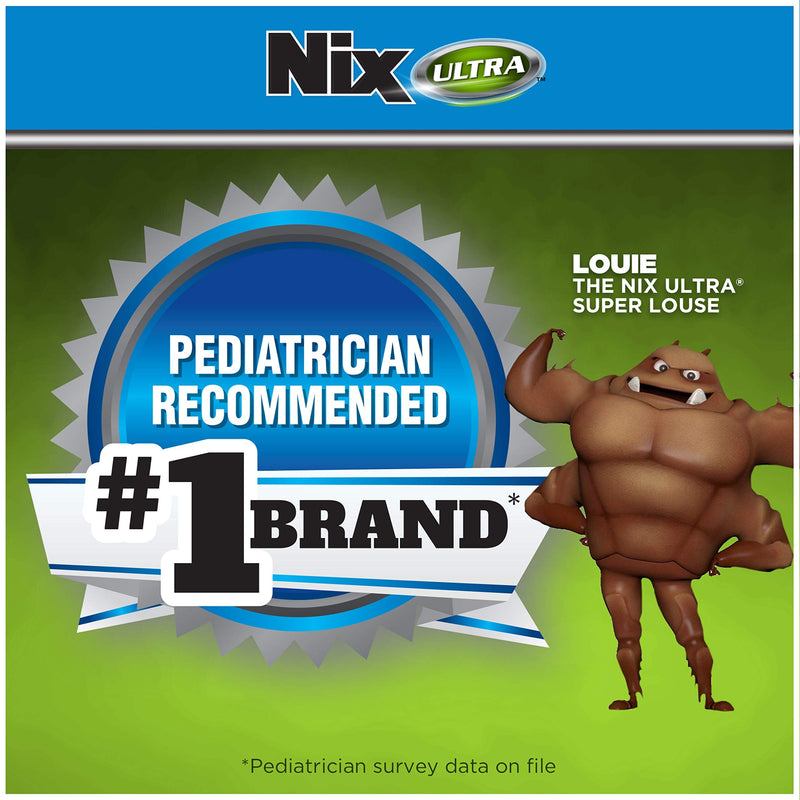 [Australia] - Nix Ultra Lice & Nits Treatment, Kills Super Lice & Eggs, 3.4 Fl Oz (Pack of 1), 1 Count Solution + Comb 