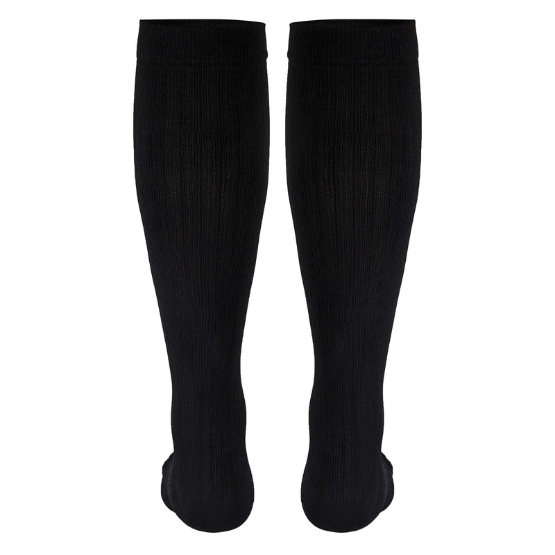 [Australia] - Truform Compression Socks, 8-15 mmHg, Men's Dress Socks, Knee High Over Calf Length, Black, X-Large (8-15 mmHg) X-Large (1 Pair) 