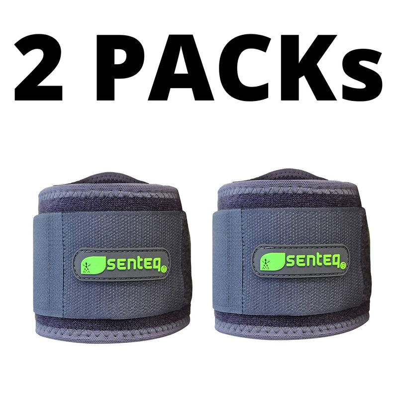 [Australia] - SENTEQ Elbow Brace for Men and Women Golfers Forearm Muscle Relief Strap Braces Wraps 2PACKS 2 Count (Pack of 1) 