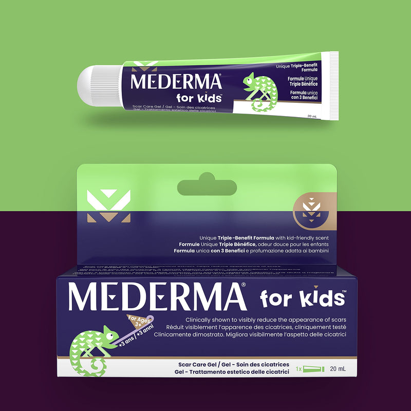 [Australia] - Mederma for Kids – Scar Care Cream – Clinically Shown to Improve the Appearance of Scars – Goes on Purple, Rubs in Clear – Kid-Friendly Scent - 20 ml (Pack of 1) 