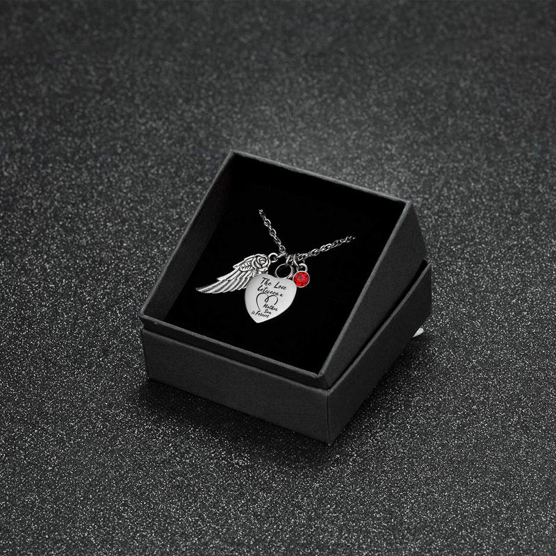 [Australia] - Glimkis The love between a Mother and Son is forever Cremation Memorial Ashes Pendant urn necklace Cremation Jewelry Mother & Son +12pc Birthstones 