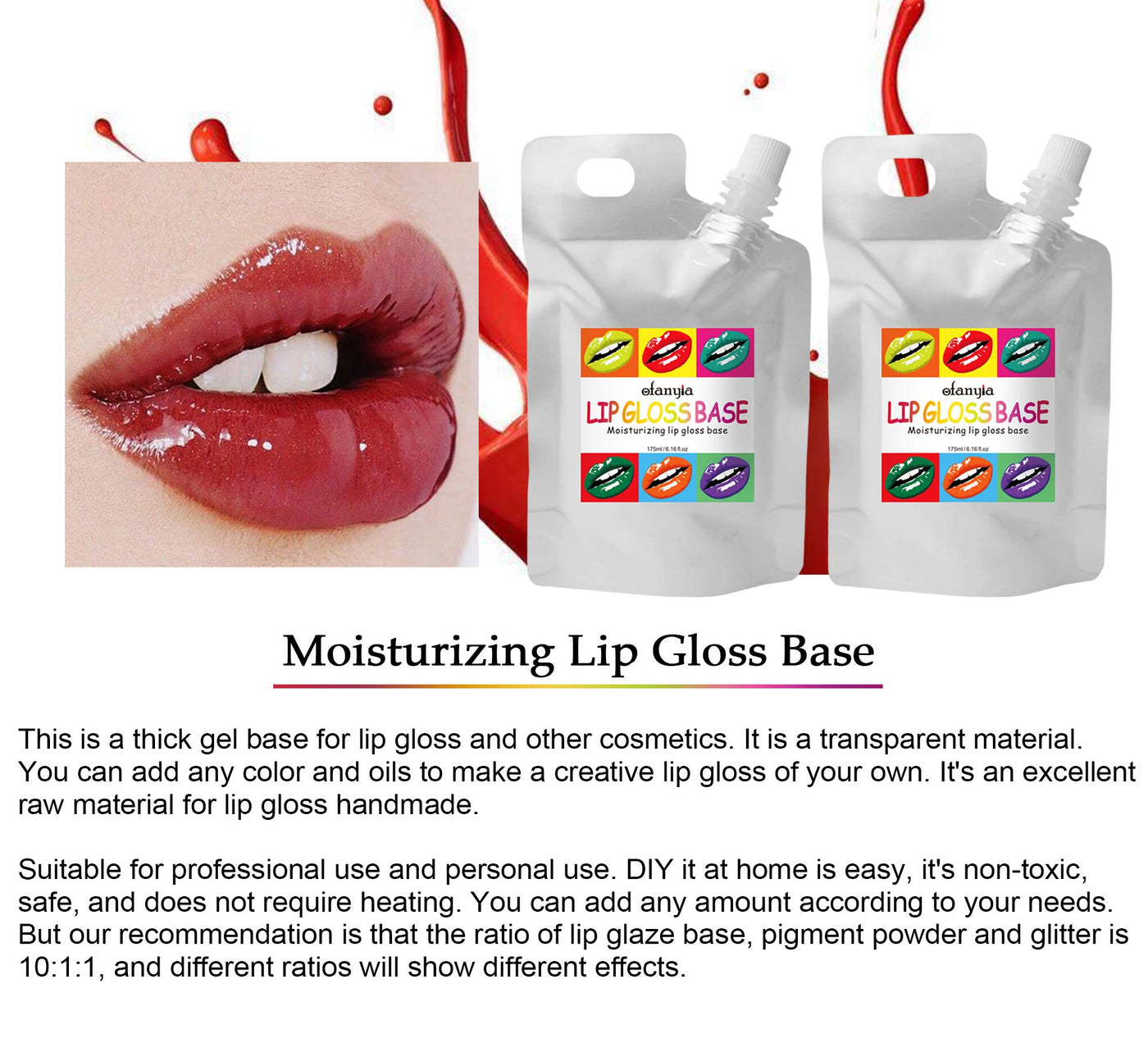 Pigment Powder For Lip Gloss Pigment Lip Glaze Pigment for DIY