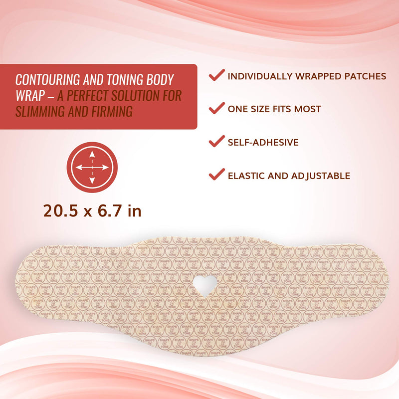 [Australia] - All Natural Contouring Body Applicator Tummy Slimming Wrap for Definition ‚Äì Easy to Use Body Applicator Wrap ‚Äì by Shape and Tone (6 WRAPS) 