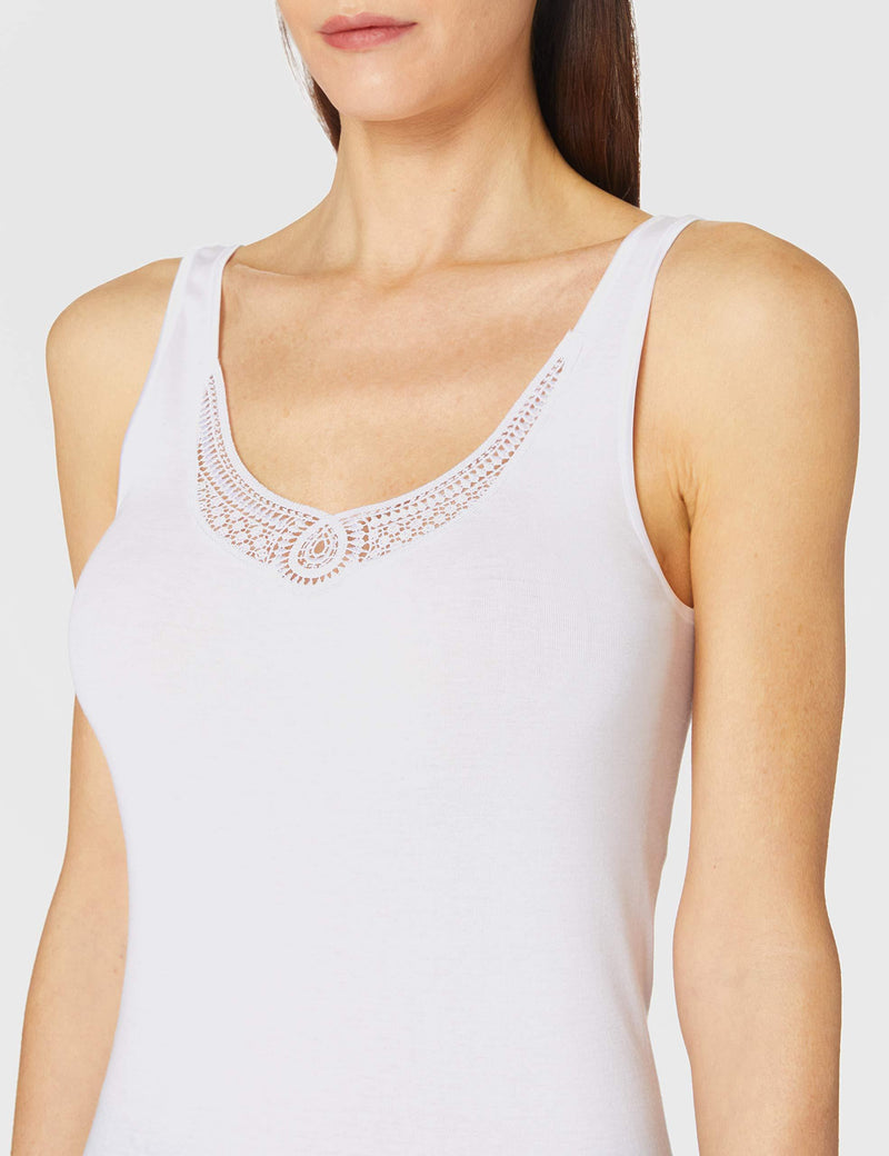 [Australia] - Schiesser Women's Themal Top, White (Weiss 100), 18 