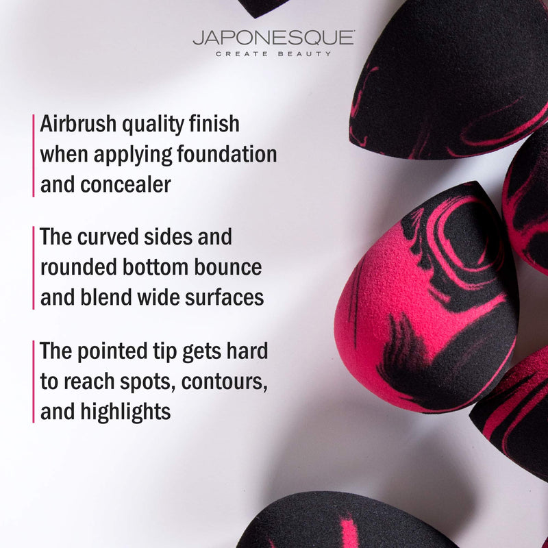 [Australia] - JAPONESQUE Kumadori Beauty Sponge, Foundation and Makeup Blender 