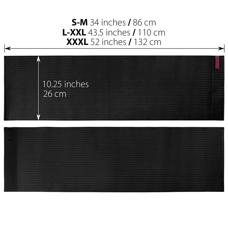 [Australia] - ORTONYX 10.25" Abdominal Binder and Umbilical Hernia Pad / Abdomen Navel Umbilical Hernia Support Belt / 524010PAD Black S/M 