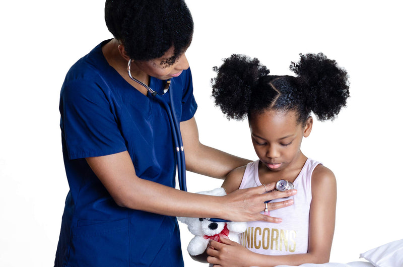 [Australia] - Primacare DS-9295-BL 30" Sprague Rappaport Style Stethoscope for Doctors, Nurses and Medical Students, First Aid Professional Dual Head Cardiology Kit for Men, Women and Pediatric, Blue 