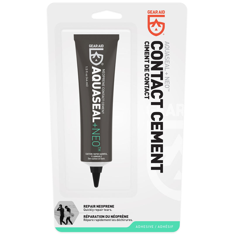 [Australia] - GEAR AID Aquaseal NEO Contact Cement for Neoprene and Wetsuit Repair, 1.5 fl oz, Black (14110) 