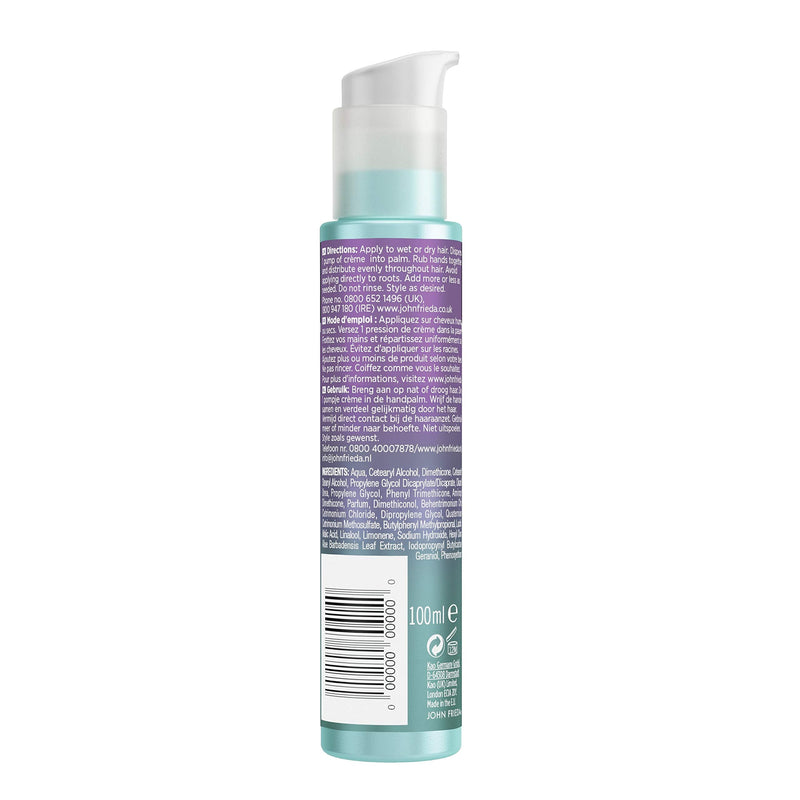 [Australia] - John Frieda Frizz Ease Weightless Wonder Featherlight Smoothing Crème for Frizzy, Fine Hair with Aloe Water, 100 ml 2583800 