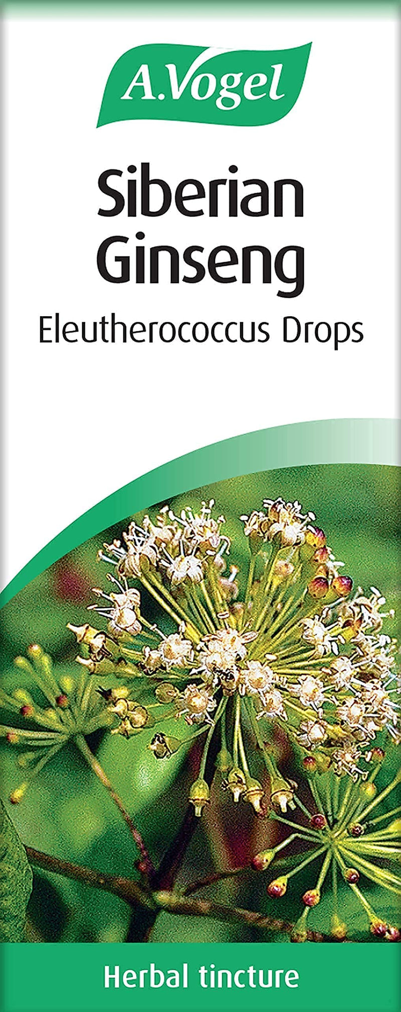 [Australia] - A.Vogel Siberian Ginseng Eleutherococcus Drops | Herbal Food Supplement | Made from Siberian Ginseng Root | Suitable for Vegans | 50ml 