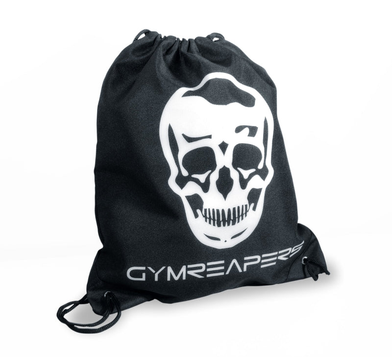 [Australia] - Knee Sleeves (1 Pair) Gym Bag - Knee Sleeve & Compression Brace for Squats, Fitness, Weightlifting, and Powerlifting - Gymreapers 7MM Sleeve Pair - for Men & Women - 1 Year Warranty (Medium) Black/White Medium 