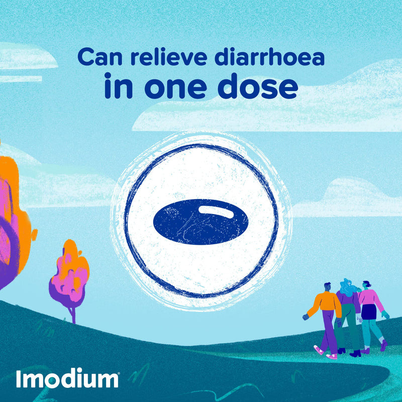 [Australia] - Imodium Capsules for IBS Diarrhoea Relief - Designed to Relieve IBS Diarrhoea Episodes Quickly - IBS Relief Treatment & Diarrhoea Relief Capsules - 6 Capsules 