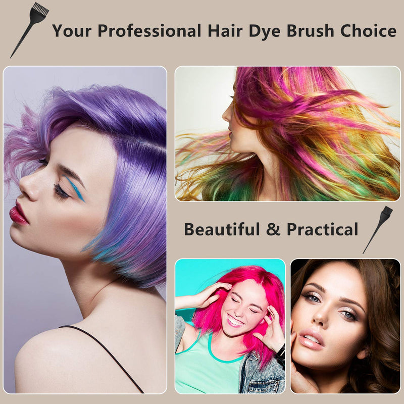[Australia] - 2 Pieces Hair Coloring Brush Hair Dye Tools Set for DIY Hair Coloring Salon Hair Dyeing 